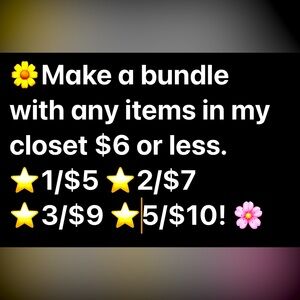 Promotional Bundle Offer